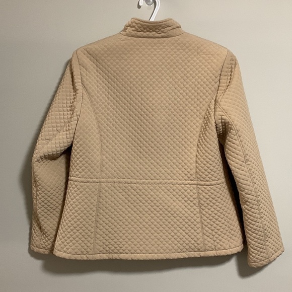 Giacca Quilted Light Weight Chore Coat Jacket Size Large Colour Beige / Ecru - Picture 2 of 12